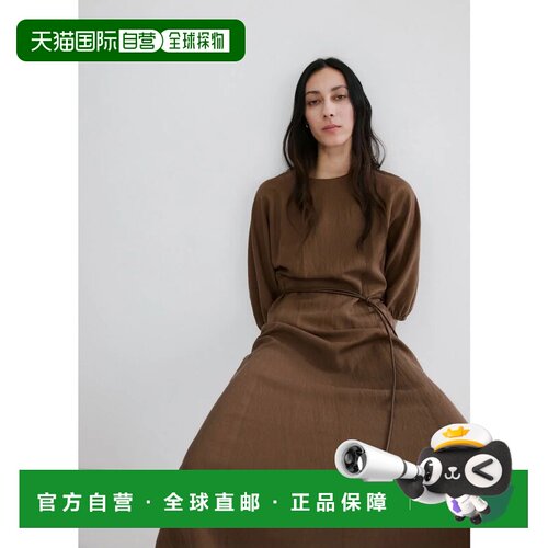 日本直邮MANGO 连衣裙 棕色