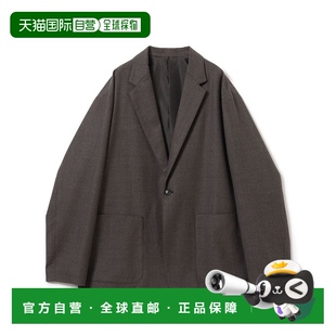 日本直邮SIMPLE 轻磨毛质感 YET 羊毛混纺 一粒扣休 男装 1h可退