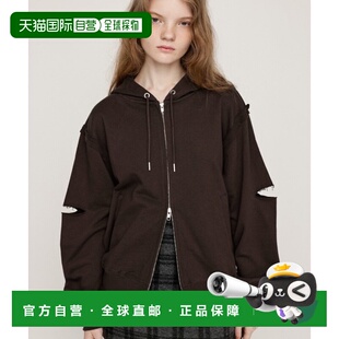 1h可退 日本直邮SLY 女士宽松半拉链连帽卫衣 秋冬街头风 030IAY8