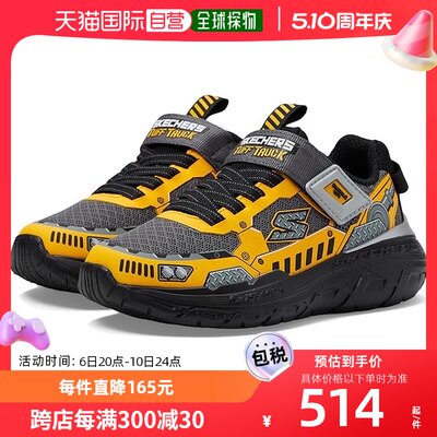 香港直邮潮奢 skechers 斯凯奇 男童 Skech Tracks 402303L 运动(