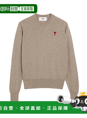 自营欧洲直邮AMI 红色Friend of the Heart毛衣