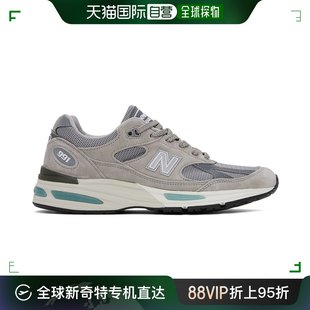 香港直邮潮奢 女士 Balance New 991v2 灰色 系列 Made 运