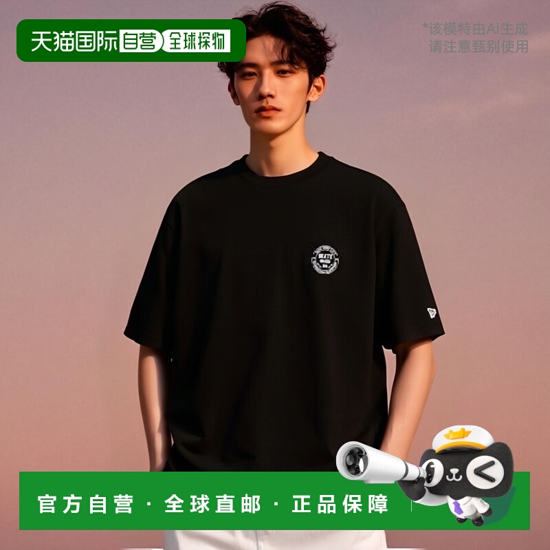 韩国直邮NEW ERA 男士T恤AP STREET NE SKATE BOARD RS42 BLK 141