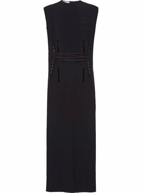PRADA 女士连衣裙 P3H07LS221S2YF0002 SS2022 黑色