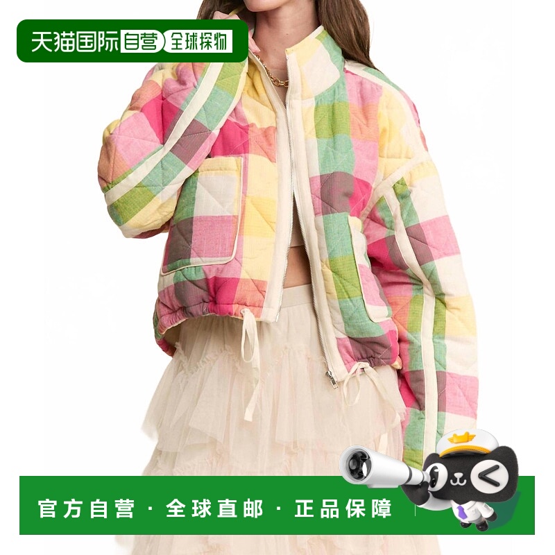 自营j.nnaBrighter Days Puffer Jacket In Multi-Color - multi-