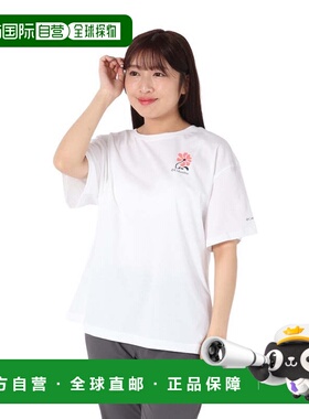 日本直邮Columbia 女士Rolling Bend Graphic Oversized半袖T恤 A