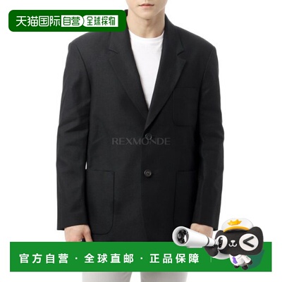 韩国直邮OUR LEGACY EMBRACE BLAZER DRAPINING BLACK CANVAS (M4