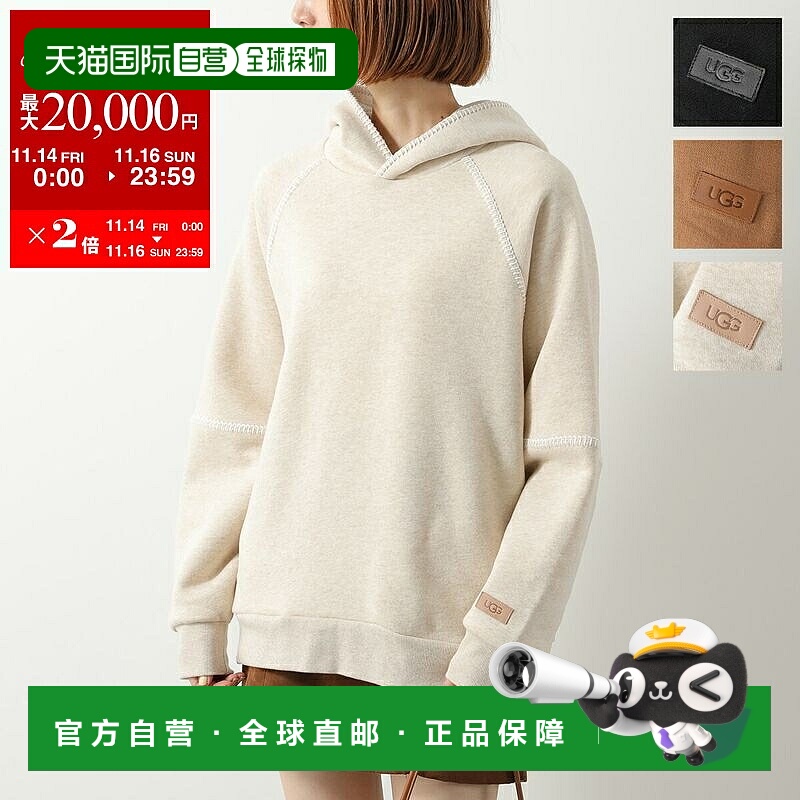 日本直邮UGG 经典连帽衫 (1158751) 女士套头卫衣长袖抓绒内衬带