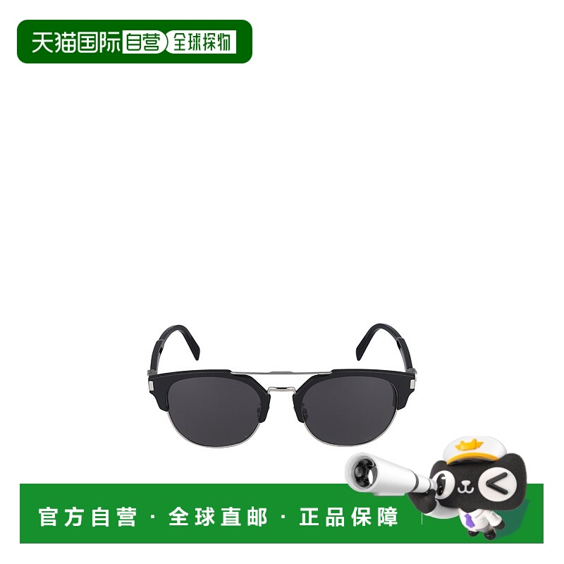 1h可退 香港直邮DIOR 女士太阳镜 CDICONR1UI3A0 AW2024 黑色 飞