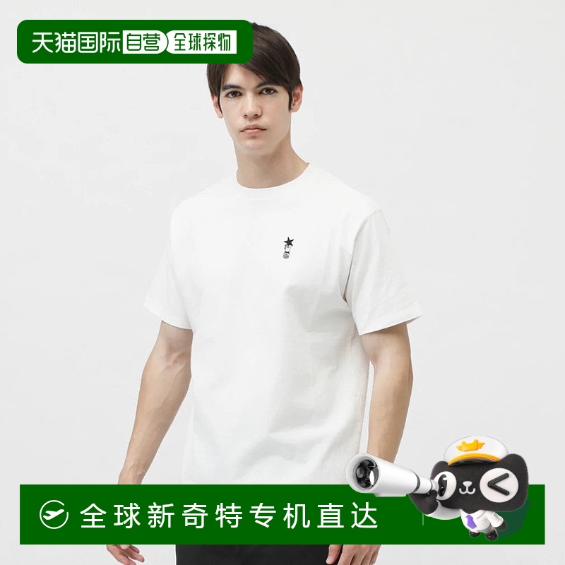 日本直邮CONVERSE-匡威男士短袖T恤AP手PT S/S T恤4030019运动服A