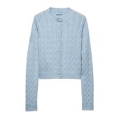 Prada P25N0615R2 圆领羊绒开衫