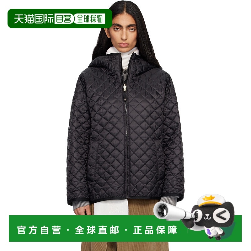 1h可退 香港直邮MaxMara 麦斯玛拉 女士 黑色 Leo 双面夹克 25294