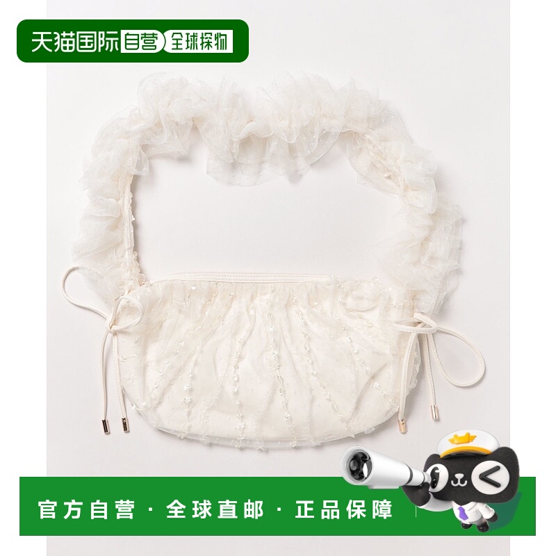 1h可退 日本直邮tocco closet 女士透视褶皱肩带上衣 186197245