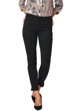 自营NYDJ Petite Alina 黑色及踝紧身牛仔裤 - 黑色 美国奥莱直发