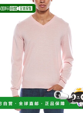 自营Mette Merino Wool V-Neck Sweater - Pink 毛衣美国直发奥莱
