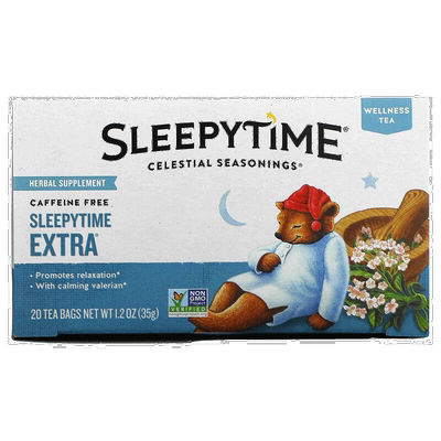 香港直发Celestial Seasonings花草茶洋甘菊薄荷无麸质20包茶包