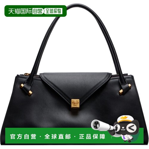 香港直邮versace 范思哲 女士 黑色 Severine Leather 单肩包 102