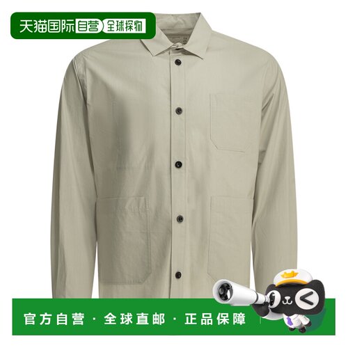 1h可退 香港直邮SACAI 男士衬衫 2604042M051 AW2026 灰色 翻领衬