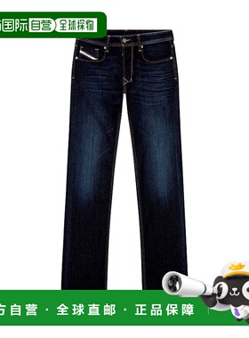 香港直邮DIESEL 男士牛仔裤 00C06Q009ZS01 AW2025 黑色 直筒牛仔