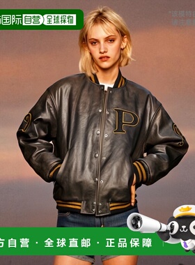 香港直邮PRADA 女士西服 58A18915Y0SOOOF0002 AW2024 黑色皮衣