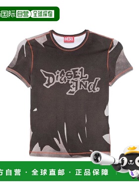 韩国直邮DIESEL 25 FW Diesel 徽标印花 T 恤 A217710EPCP TP4429
