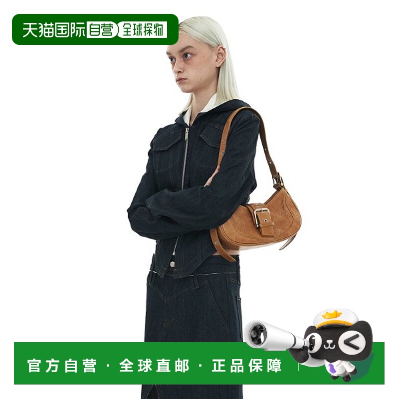 韩国直邮OSOI女士通用款女包HOBO BROCLE [PEANUT BROWN] 88098926
