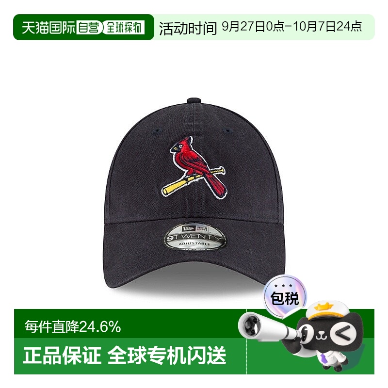 自营欧洲直邮NEW ERA 9TWENTY系列 男女通用深灰色棉帽子新款