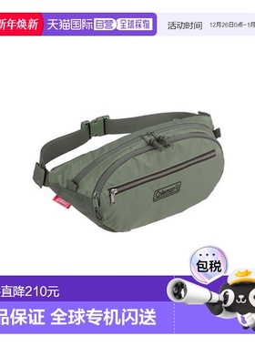 日本直邮Coleman-Walker West 5（森林绿色）新款腰包跑步斜挎包