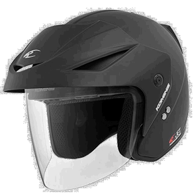 【日本直邮】Komine 喷气式头盔HK-1651 高强度外壳 防紫外线 哑L