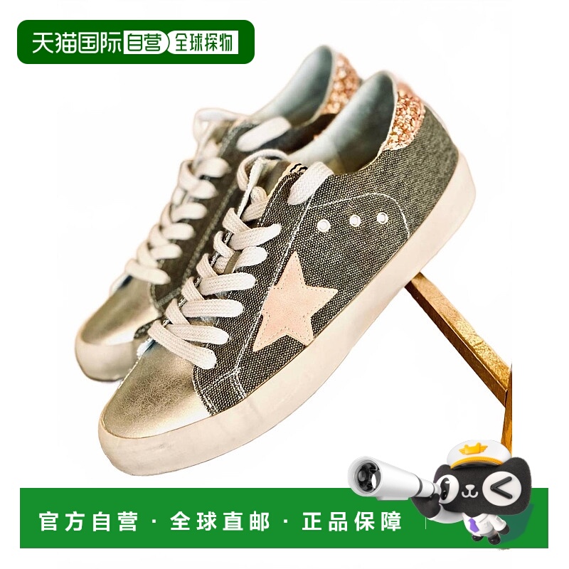 自营shu shopWomen's Paris Sneakers In Olive Green - olive gr