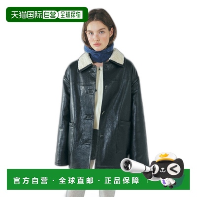 韩国直邮ETMON 女士女士精品FC110TWW09 Reversible Leather Musta