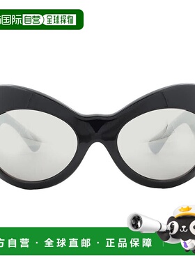 自营Versace Light Grey Irregular Ladies Sunglasses VE4462 GB