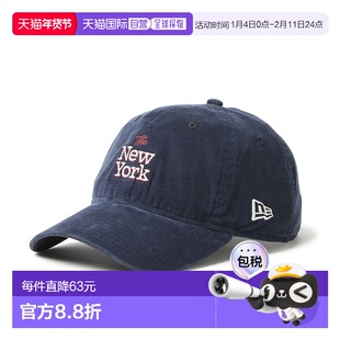 日本直邮New Era 9TWENTY 920CS TNY KH 灯芯绒 NVY 棒球帽 (1469