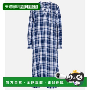 香港直邮Polo Ralph Lauren Polo 拉夫 劳伦 女士 Plaids 亚麻长