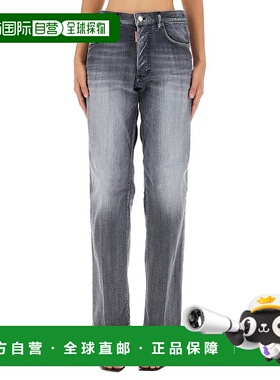 香港直邮Dsquared2 二次方 女士 多口袋牛仔长裤 S72LB0697S30503