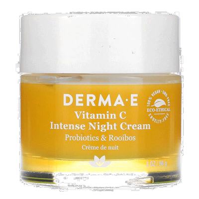 香港直邮Derma E德玛依晚霜维稳抗老舒缓均匀肤色补水保湿57g正品