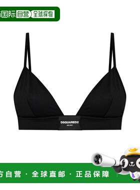香港直邮DSQUARED2 女士内衣 D8R1059800001 AW2025 黑色 Bra wit