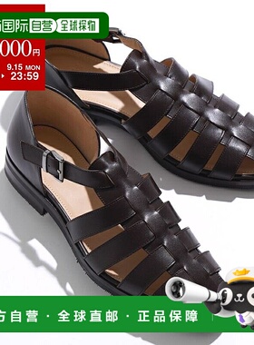 日本直邮Paraboot Gurkha 凉鞋 190213 FERRET 男士皮凉鞋水泥法