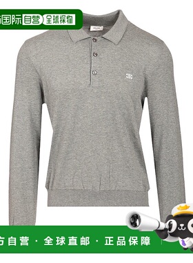 香港直邮CELINE 男士针织衫 RY0FC367Y09GM AW2025 灰色 Polo sty