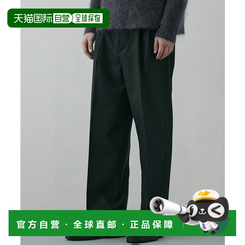 1h可退 日本直邮UNITED TOKYO男装宽松直筒西裤 ZQ认证全毛材质2