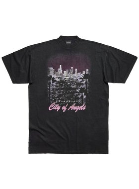 BALENCIAGA 女士T恤 739037TSVR21041 AW2025 黑色