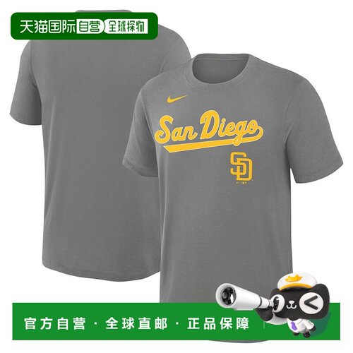 日本直邮MLB 男士棒球服 Novelty 短袖T恤 圣地亚哥教士队 0349-0