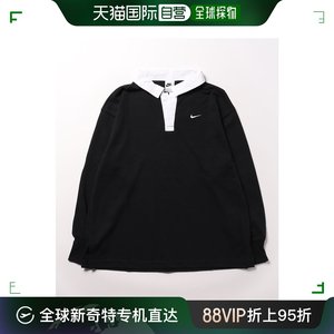 日潮跑腿NIKE耐克 ESS OS LS POLO 长袖 FB8721 010黑色/白色 bla