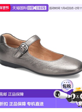 自营Comfortiva Kaylee Leather Flat - Grey 女鞋美国直发奥莱