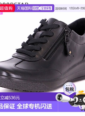 日本直邮Moonstar 女士 SPORTH SP9009NSR 黑色舒适鞋真皮舒适靴4