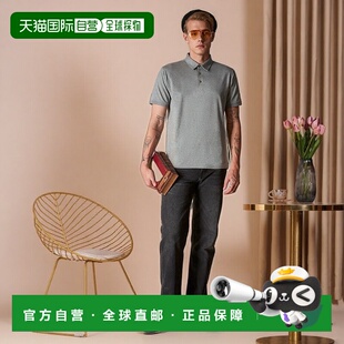 自营 members onlyMen's Polo Shirt - grey 美国奥莱直发男装