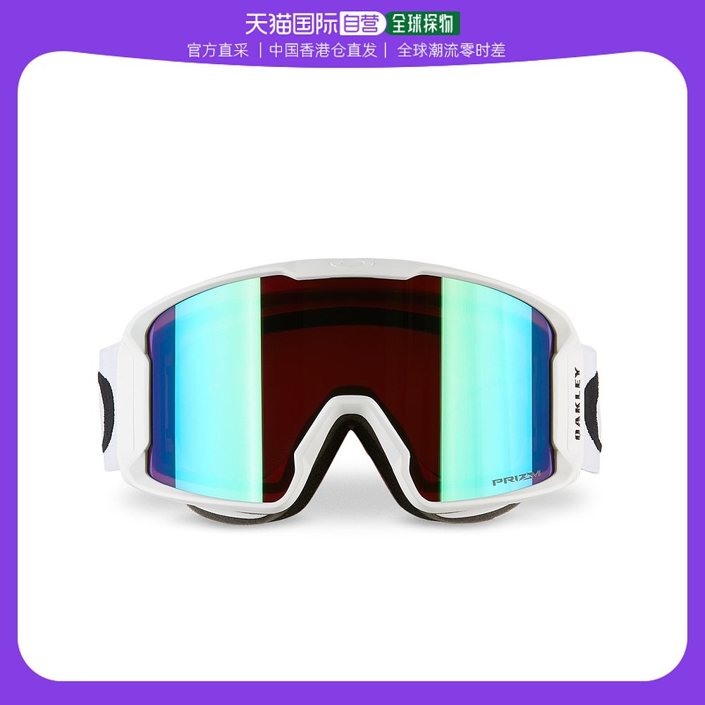 香港直邮潮奢 Oakley 女士白色 Line Miner L 滑雪镜