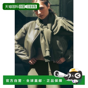 Leather Faux Cropped Premier 简约纯 香港直邮alo Bomber yoga