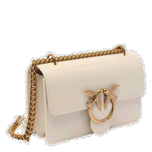 香港直邮PINKO 女士斜挎包 100074A0F1Z14Q AW2025 白色 燕子扣单