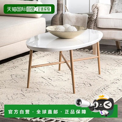 自营 nuLOOM Meredith 摩洛哥流苏小地毯 - 象牙色 美国奥莱直发